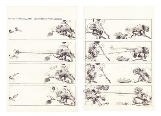 Lot 601 - Hausman. 2 planches originales | BDEnchères