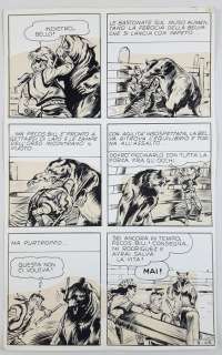 Pecos Bill, albi d’oro n. 49 - Tavola originale - Page volante - (1951) | Catawiki