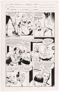 JUDOMASTER #97 ORIGINAL ART PAGE BY FRANK McLAUGHLIN. | Hake’s