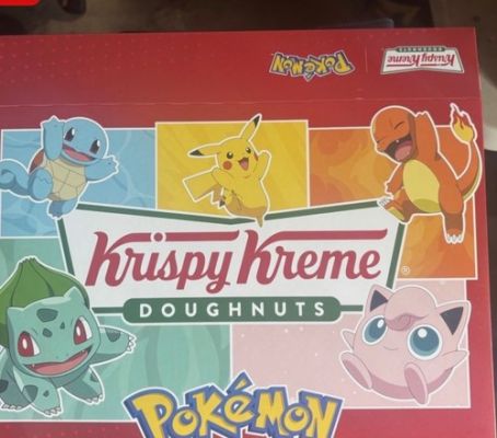 Pokemon & Krispy Kreme Donuts Collab clean Box | eBay US (Buy It Now)