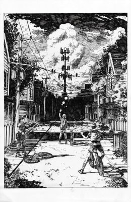 Strange Roads Cover Art for TTRPG - Bryce Yzaguirre | Comix Art Studio
