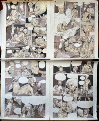 Erich Von Gotha... | Lot 177 - Erich VON GOTHA (né en 1924) Quatre planches originales... | misc / divers