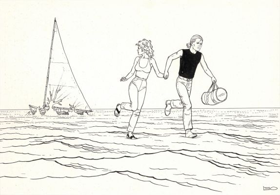 LEO (né en 1944) - Lot 79 : Aldebaran - La catastrophe