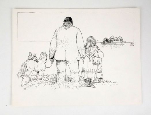 Faure Michel Illustration Encre... | FAURE Michel Illustration Encre de chine datée et signée... | Vermot et Associés