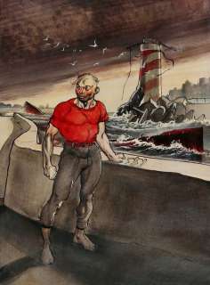 Séverin | Gratin, illustration Ã  l’encre de Chine et Ã  l’a… | Banque Dessinée