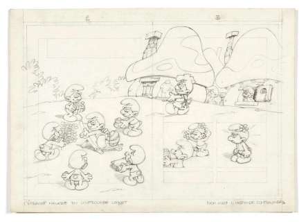 PEYO STUDIOS  L’étrange maladie du Schtroumpf Coquet | Artcurial