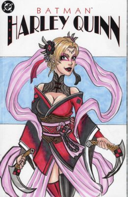 Batman: Harley Quinn #1 original art hand-drawn sketch cover DC comic book | eBay US (Buy It Now)