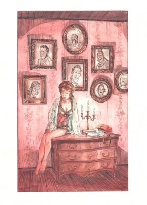 Salomone. Illustration originale Margot | BDEnchères
