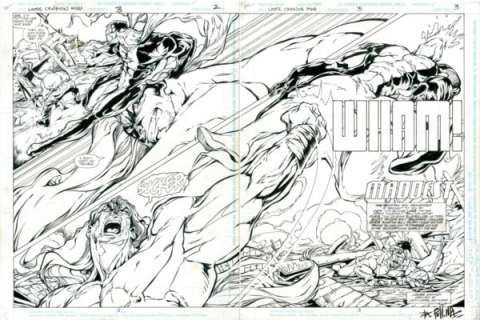 Original Art for Loose Cannon Issue 3, Pages 2&3 by Adam Pollina | mycomicshop.com
