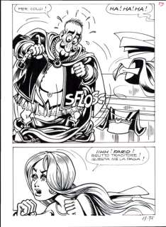 Magnus, La Compagnia della Forca n. 17 - Tavola Originale "I due genii siamesi" - Page volante - (1978) | Catawiki