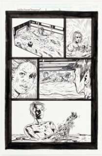 Terry Pallot and Al Milgrom Star Trek: Voyager -- Splashdown #2 Story Page 5 Original Art (M...