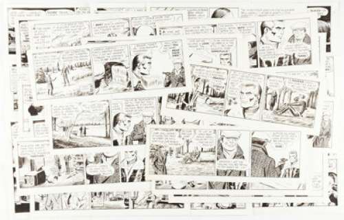 William Overgard | Steve Roper and Mike Nomad Daily Comic Strip Original Art Group of 51 (Field Enterprises, Inc., 1... (Total: 51 Original Art) | Heritage