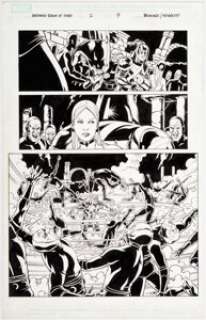 Pablo Raimondi and Andrew Hennessy - Realm of Kings Inhumans #2 Story Page 7 Original Art (Marvel, 2010)....