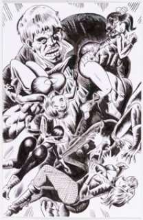 Landgraf, Ken - Ken Landgraf In The Grip of Solomon Grundy Specialty Illustration Original Art (c. 2010s)....