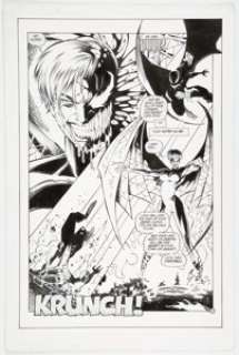 Pacella, Mark - Mark Pacella and Art Thibert Rune vs. Venom #1 Story Page 23 Original Art (Marvel, 1995)....