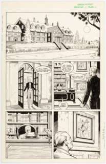 Butler, Jeff - Jeff Butler and David Mowry Green Hornet Story Page 1 Original Art and Production Color Art (Now, 1989)....