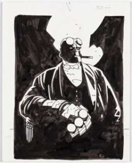 Mignola, Mike | Mike Mignola Hellboy Specialty Illustration Original Art (undated).... | Heritage