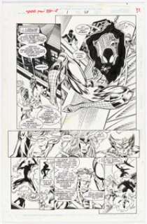 Lashley, Ken - Ken Lashley and Al Milgrom Spider-Man Team-Up #1 Story Page 23 Original Art (Marvel, 1995)....
