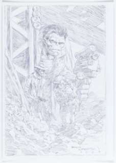 Wrightson, Bernie | Bernie Wrightson The Monstrous Collection of Steve Stiles and Bernie Wrightson Cover Preliminary Original Art (IDW... | Heritage