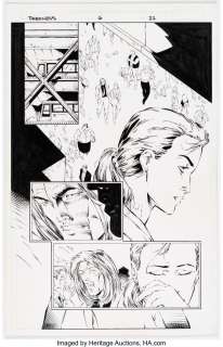 Nocon, Cedric - Cedric Nocon and John Livesay The Darkness #6 Story Page 21 Original Art (Image, 1997)....