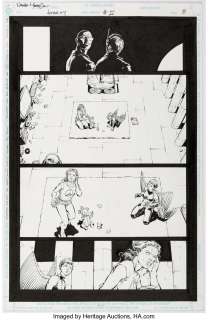Quitely, Frank - Frank Quitely and Trevor Scott The Authority #22 Story Page 8 Original Art (DC/Wildstorm, 2001)....