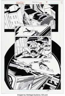 McDaniel, Scott - Scott McDaniel and Andy Owens Nightwing #106 Story Page 4 Original Art (DC, 2005)....