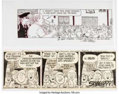 Hinds, Bill - Bill Hinds Tank McNamara and Tom Batiuk Crankshaft Daily Comic Strips Original Art Group of 2 (Univers... (Total: 2 Original Art)