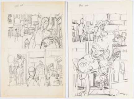 Kane, Gil | Gil Kane Hawk and the Dove #4 Near-Complete Issue Preliminary Original Art Group of 22 (DC, 1969).... (Total: 22 Original Art) | Heritage