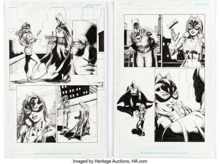 Frank, Gary | Gary Frank and Jonathan Sibal Batman: Earth One Story Pages 87 and 88 Original Art Group of 2 (DC, 2012).... (Total: 2 Original Art) | Heritage