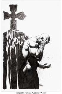 Hotz, Kyle | Kyle Hotz Man Without Fear #3 Cover Original Art (Marvel, 2019).... | Heritage