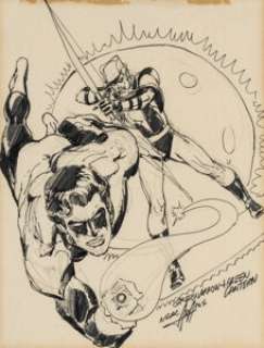 Adams, Neal | Neal Adams - Green Lantern and Green Arrow Illustration Original Art (undated).... | Heritage
