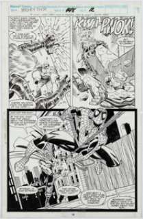 Frenz, Ron | Ron Frenz and Al Milgrom The Mighty Thor #448 Story Page 8 Original Art (Marvel, 1992).... | Heritage