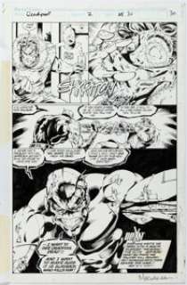 Madureira, Joe | Joe Madureira and Mark Farmer Deadpool: The Circle Chase #2 Story Page 22 original Art (Marvel, 1993).... | Heritage