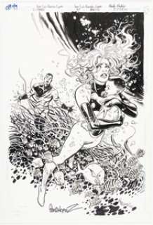 García-Lopez, José Luis | Jose Luis Garcia-Lopez and Andy Helfer Titans #47 Cover Original Art (DC, 2003).... | Heritage