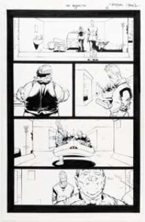 Quitely, Frank - Frank Quitely and Trevor Scott The Authority #19 Story Page 18 (DC/Wildstorm, 2000)....