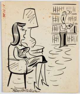 Anderson, Brian - Brian Anderson - Single Panel Gag Cartoon Illustration Original Art (c. 1960s)....