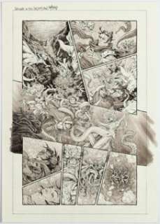 IDW Artist - Mateus Santolouco Teenage Mutant Ninja Turtles: Shredder in Hell #1 Story Page 9 Original Art (IDW, 2019)....