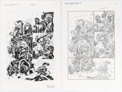 Fegredo, Duncan | Duncan Fegredo Hellboy: Darkness Calls #6 Story Page 5 Original Art (Dark Horse, 2007). ... (Total: 2 Original Art) | Heritage