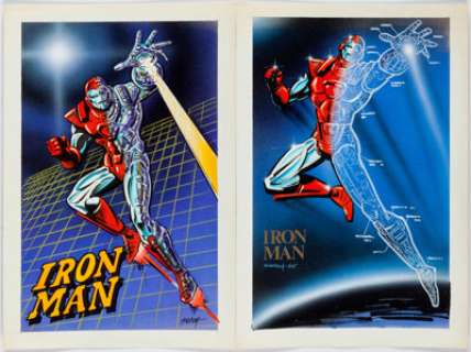 Steacy, Ken | Ken Steacy - Iron Man Poster Concept Illustrations Original Art (1985).... | Heritage