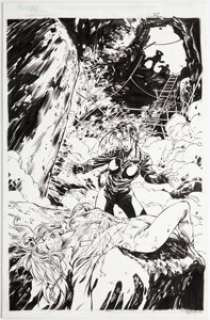 Tortosa, Wilson - Wilson Tortosa and Jonathan Sibal Tomb Raider: The Series #38 Splash Page 10 Original Art (Image, 2004)....