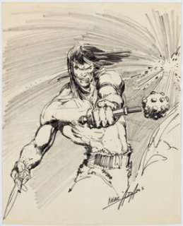 Adams, Neal | Neal Adams - Conan the Barbarian Illustration Original Art (undated).... | Heritage