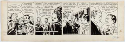 Raymond, Alex | Alex Raymond Rip Kirby Daily Comic Strip Original Art dated 3-20-47 (King Features Syndicate, 1947). ... | Heritage