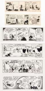 Myers, Russell | Russell Myers Broom Hilda Sunday and Daily Comic Strips Original Art Group of 9 (Tribune Media Services, 1979/2000... (Total: 10 Original Art) | Heritage
