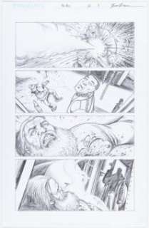 Braun, Russ - Russ Braun The Boys #66 Story Page 3 Original Art (Dynamite, 2012)....