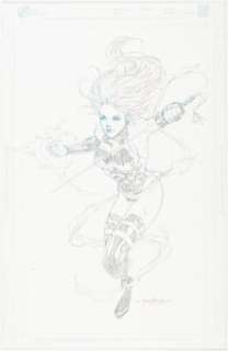 Harvey Tolibao - Psylocke Illustration Original Art (2012)....