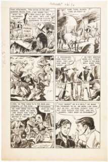 Mike Roy - Buster Crabbe #4 Story Page Original Art (Eastern Color/Famous Funnies, 1952)....