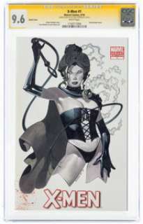 Chris Stevens - X-Men #1 Sketch Cover - Signature Series Original Art (Marvel, 2010) CGC NM+ 9.6 White pages....