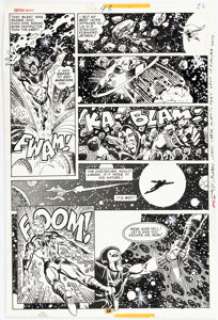 Al Milgrom | Captain Marvel #43 Story Page 15 Original Art (Marvel, 1976). | Heritage