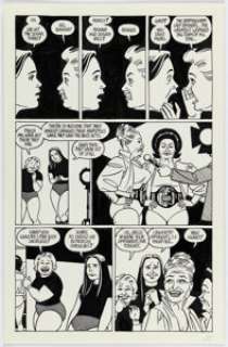 Jaime Hernandez Whoa, Nellie! #1 Story Page 18 Xo and Gina Bravo Original Art (Fantagraphics, 1996). | Heritage