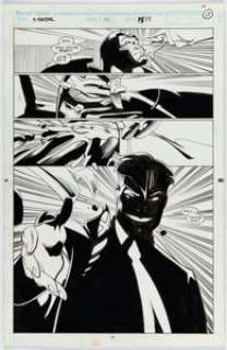 Larry Stroman and Al Milgrom X-Factor #75 Story Page 13 Original Art (Marvel, 1991).